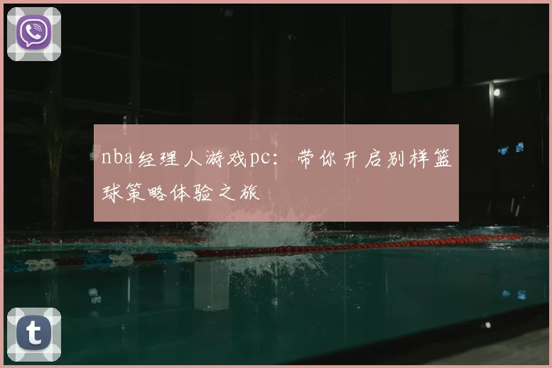 nba经理人游戏pc:带你开启别样篮球策略体验之旅